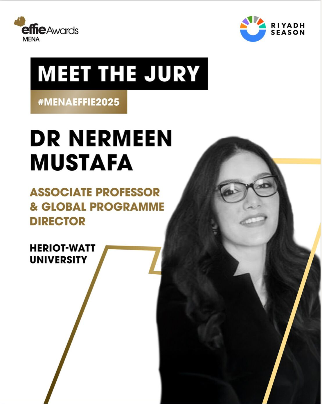 Effie Awards MENA — Meet the Jury 2025, Dr. Nermeen Mustafa