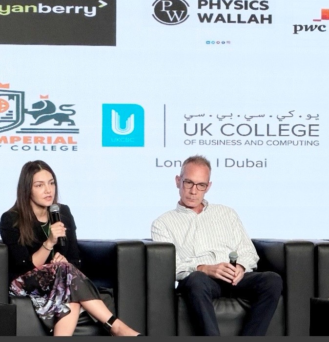 Dr. Nermeen Mustafa at a conference