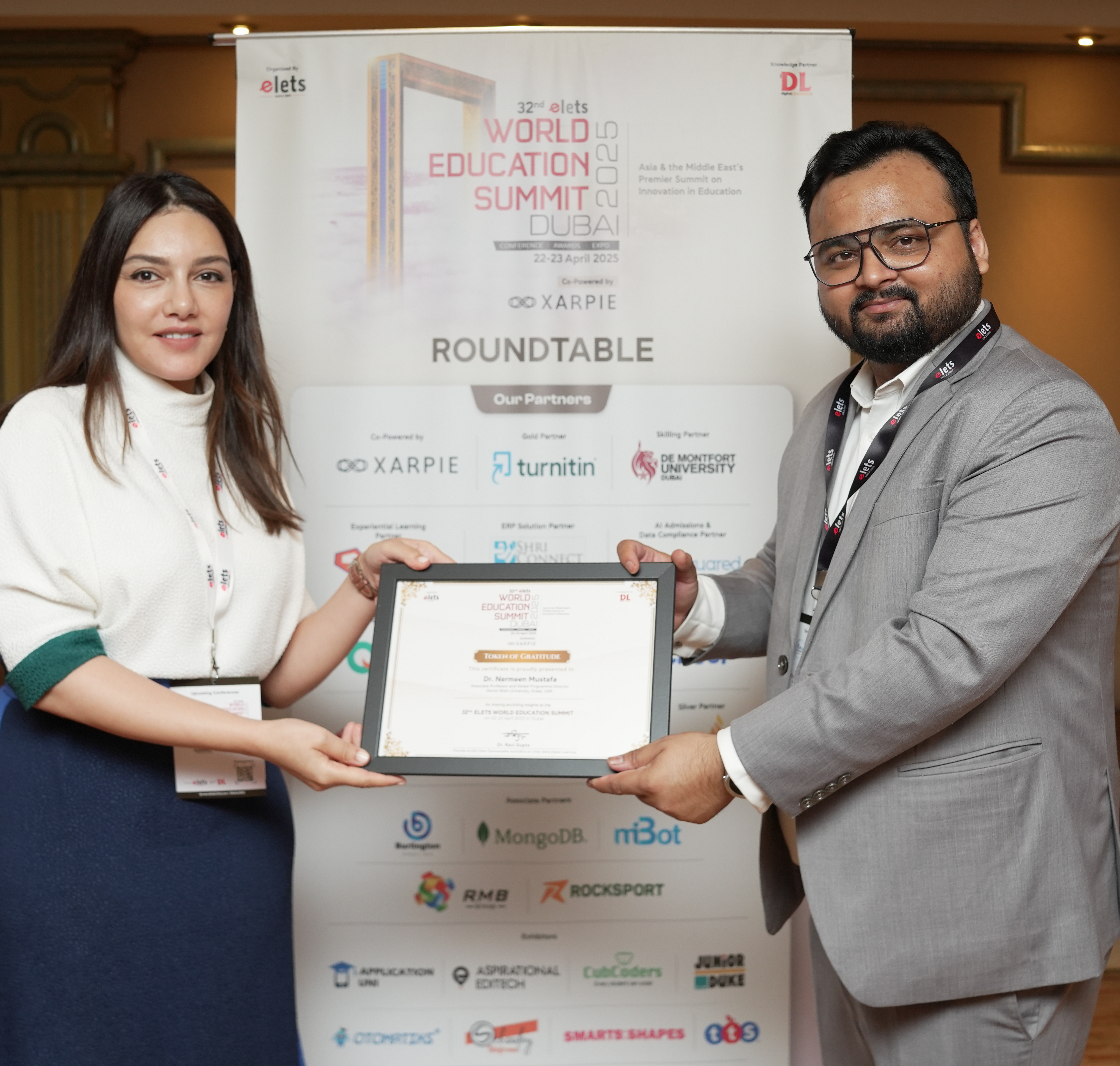 Dr. Nermeen Mustafa at the 32nd elets World Education Summit Dubai 2025